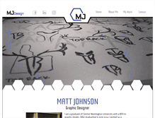 Tablet Screenshot of mattjohnson-design.com